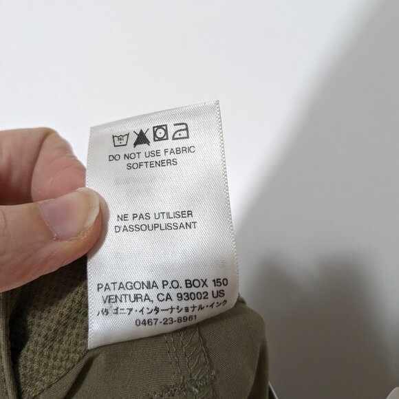 BNWT Patagonia Happy Hike Pants Beige Size 2 - Picture 9 of 9